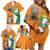 Personalised Ivory Coast Independence Day Family Matching Off Shoulder Short Dress and Hawaiian Shirt Yamoussoukro Coat Of Arms