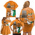 Personalised Ivory Coast Independence Day Family Matching Off Shoulder Short Dress and Hawaiian Shirt Yamoussoukro Coat Of Arms