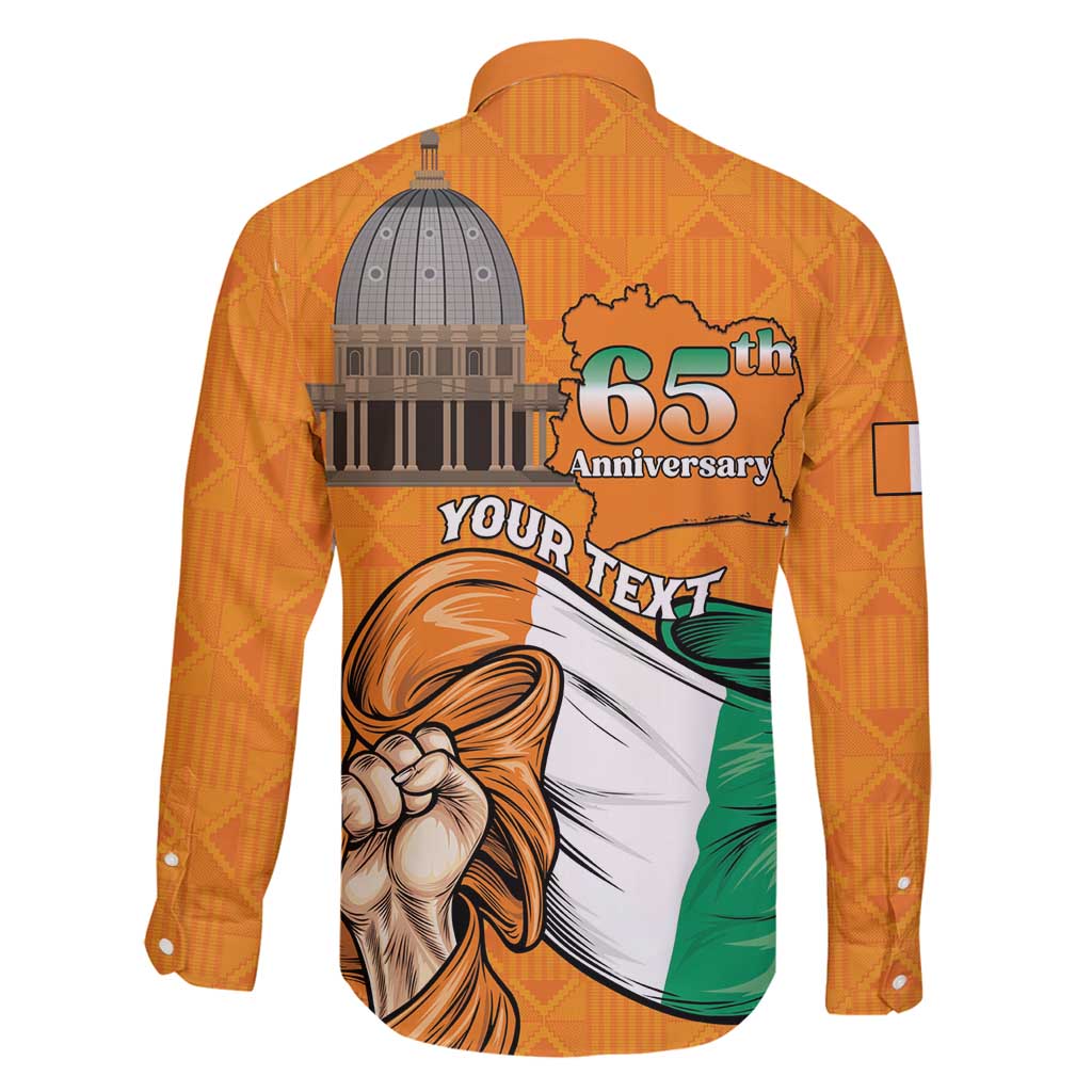 Personalised Ivory Coast Independence Day Family Matching Off Shoulder Short Dress and Hawaiian Shirt Yamoussoukro Coat Of Arms