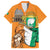 Personalised Ivory Coast Independence Day Family Matching Short Sleeve Bodycon Dress and Hawaiian Shirt Yamoussoukro Coat Of Arms