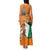 Personalised Ivory Coast Independence Day Family Matching Tank Maxi Dress and Hawaiian Shirt Yamoussoukro Coat Of Arms