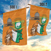 Ivory Coast Independence Day Garden Flag Yamoussoukro Coat Of Arms