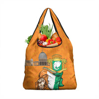 Ivory Coast Independence Day Grocery Bag Yamoussoukro Coat Of Arms