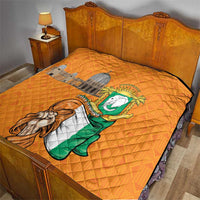 Ivory Coast Independence Day Quilt Yamoussoukro Coat Of Arms