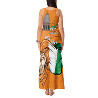 Personalised Ivory Coast Independence Day Tank Maxi Dress Yamoussoukro Coat Of Arms