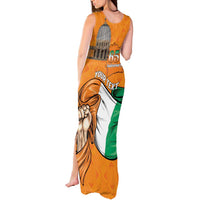 Personalised Ivory Coast Independence Day Tank Maxi Dress Yamoussoukro Coat Of Arms
