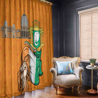 Ivory Coast Independence Day Window Curtain Yamoussoukro Coat Of Arms