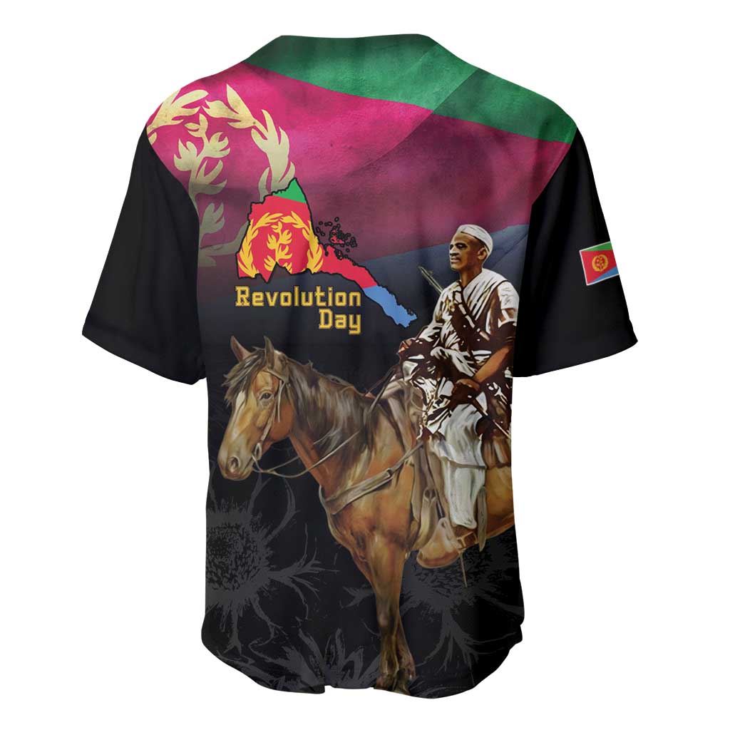 Happy Eritrea Revolution Day Baseball Jersey Remember Hamid Idris Awate - Wonder Print Shop