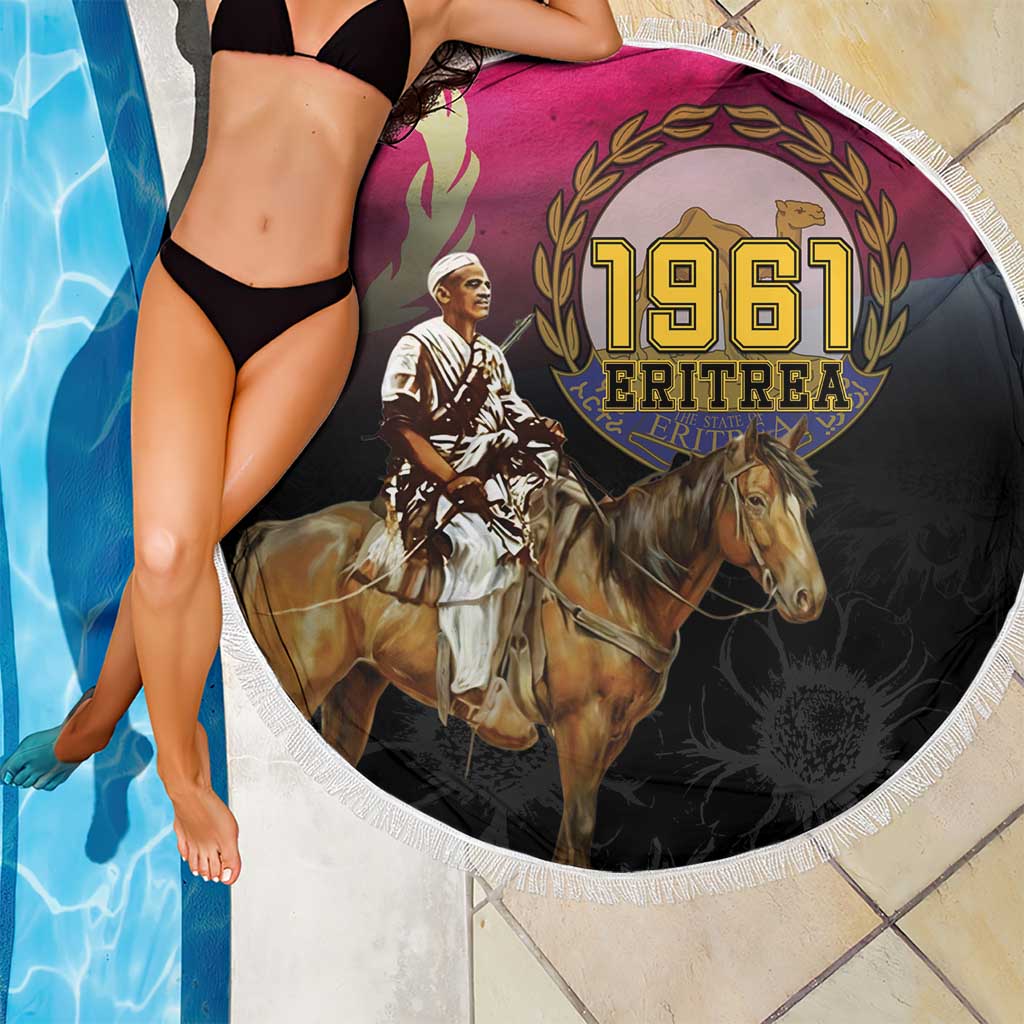 Happy Eritrea Revolution Day Beach Blanket Remember Hamid Idris Awate - Wonder Print Shop