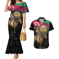 Happy Eritrea Revolution Day Couples Matching Mermaid Dress and Hawaiian Shirt Remember Hamid Idris Awate - Wonder Print Shop