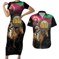 Happy Eritrea Revolution Day Couples Matching Short Sleeve Bodycon Dress and Hawaiian Shirt Remember Hamid Idris Awate - Wonder Print Shop