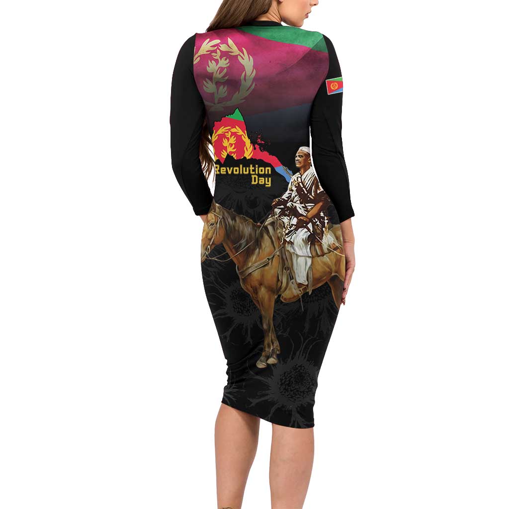 Happy Eritrea Revolution Day Family Matching Long Sleeve Bodycon Dress and Hawaiian Shirt Remember Hamid Idris Awate - Wonder Print Shop