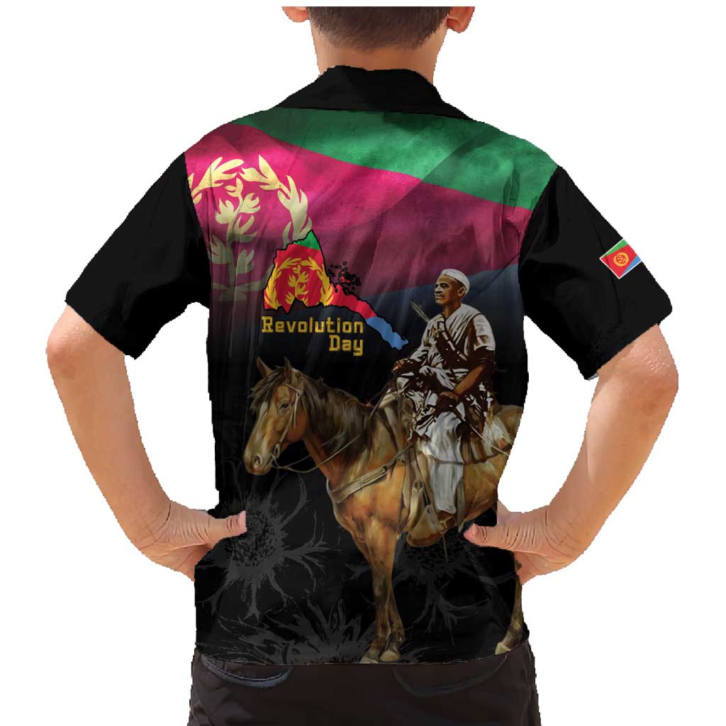 Happy Eritrea Revolution Day Family Matching Mermaid Dress and Hawaiian Shirt Remember Hamid Idris Awate - Wonder Print Shop