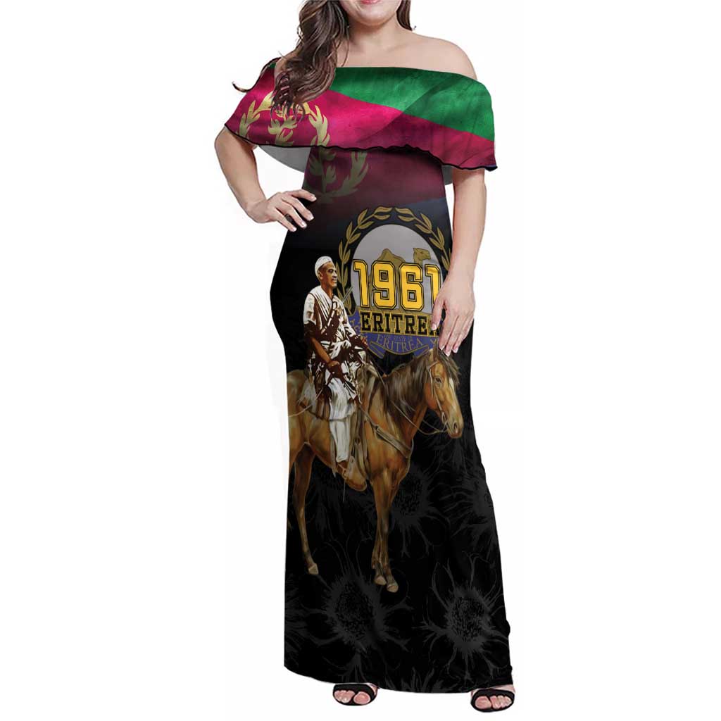 Happy Eritrea Revolution Day Family Matching Off Shoulder Maxi Dress and Hawaiian Shirt Remember Hamid Idris Awate - Wonder Print Shop