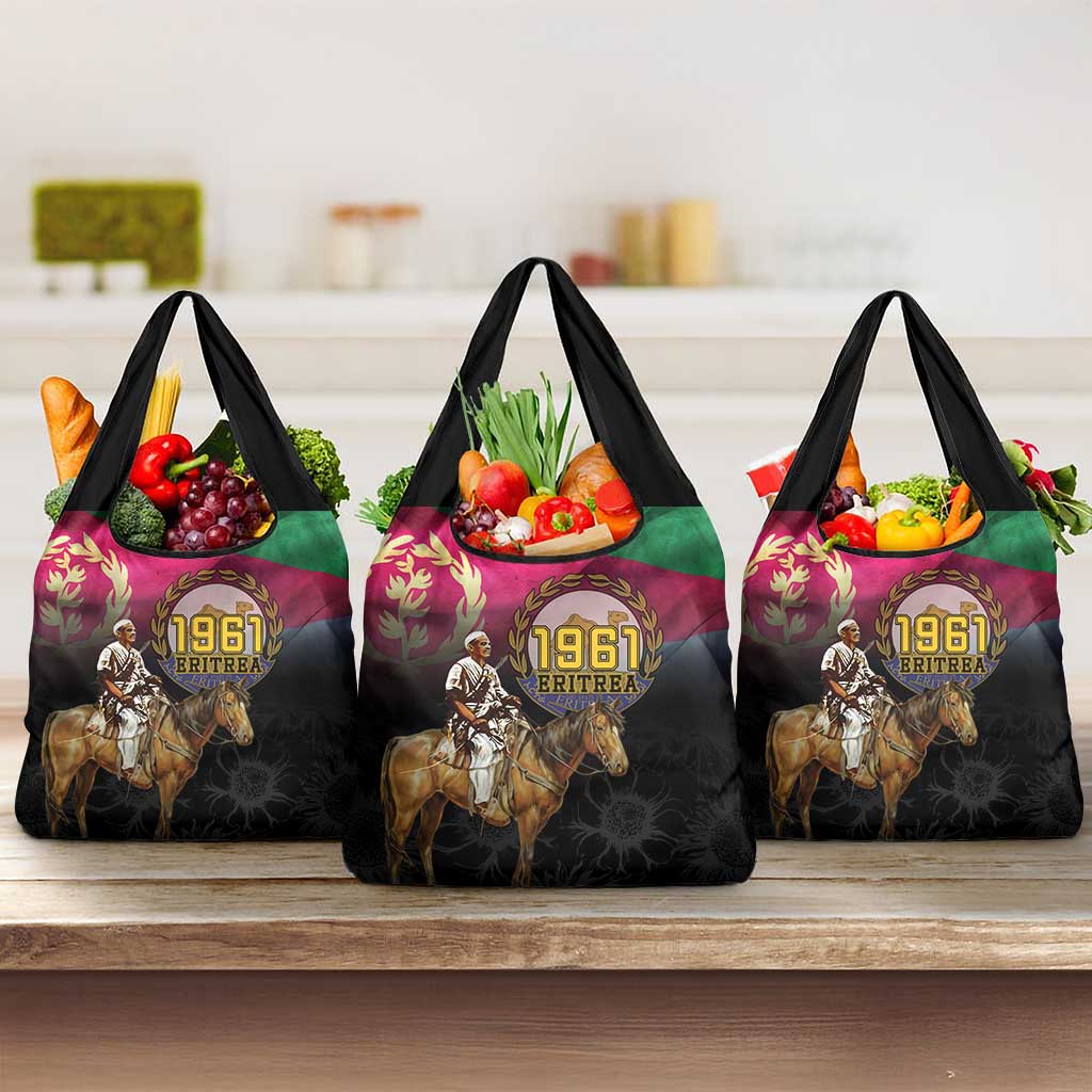 Happy Eritrea Revolution Day Grocery Bag Remember Hamid Idris Awate - Wonder Print Shop