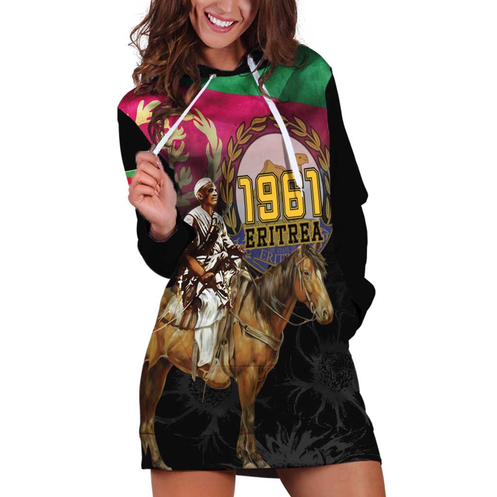 Happy Eritrea Revolution Day Hoodie Dress Remember Hamid Idris Awate - Wonder Print Shop