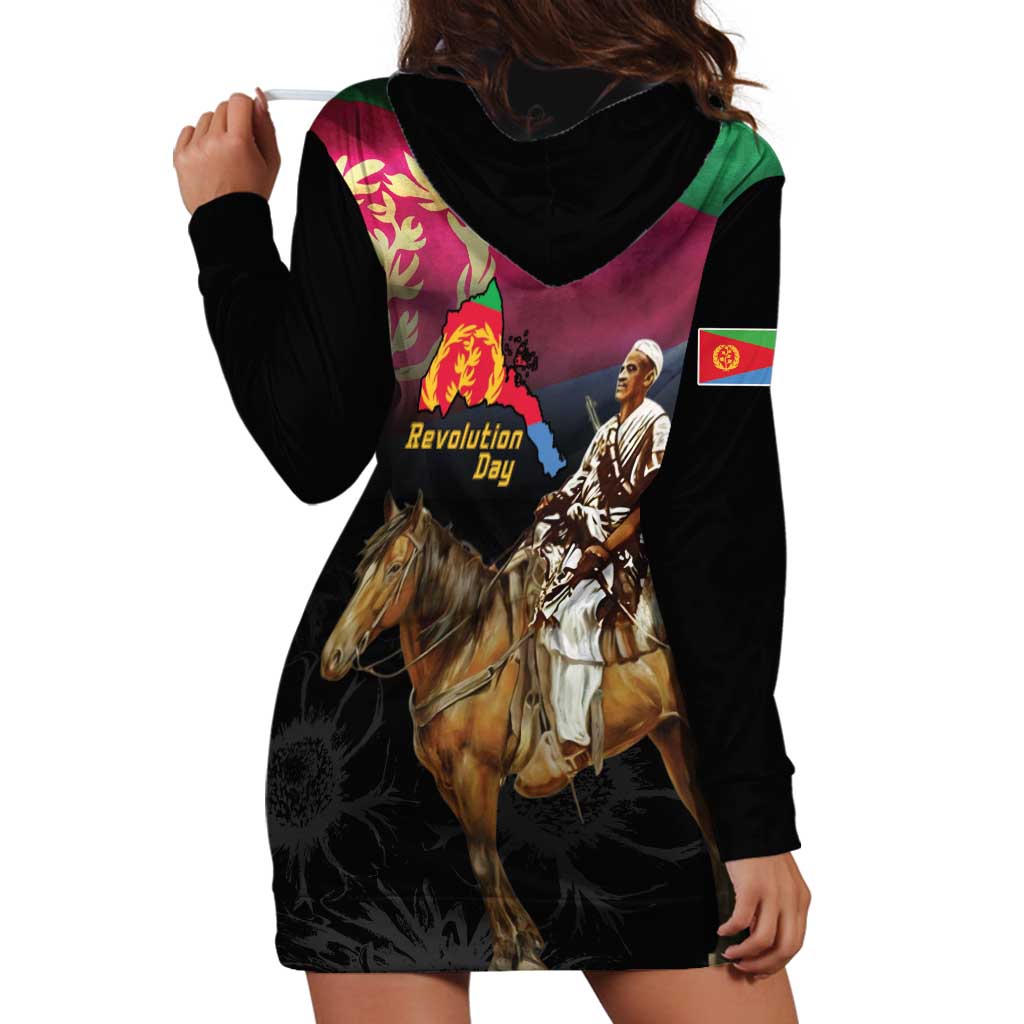 Happy Eritrea Revolution Day Hoodie Dress Remember Hamid Idris Awate - Wonder Print Shop