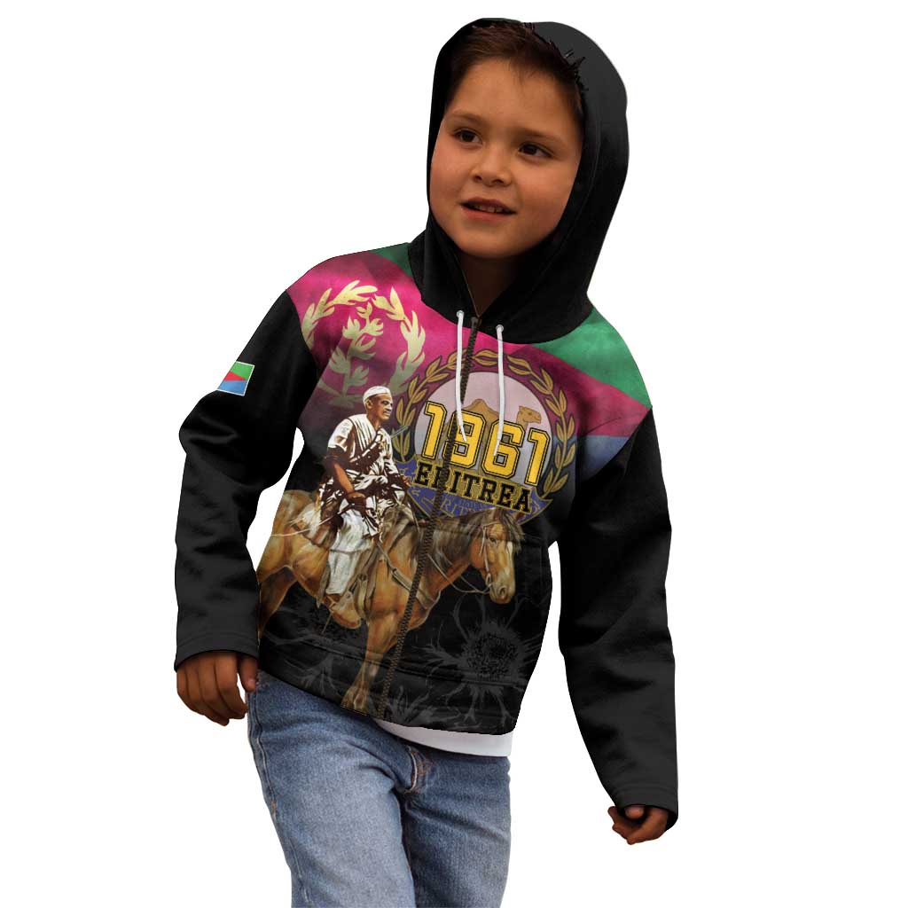 Happy Eritrea Revolution Day Kid Hoodie Remember Hamid Idris Awate - Wonder Print Shop