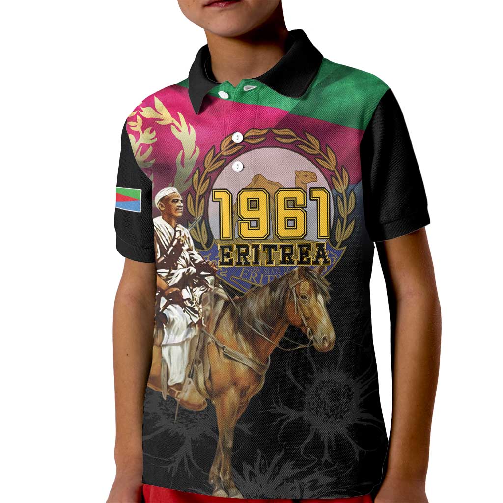Happy Eritrea Revolution Day Kid Polo Shirt Remember Hamid Idris Awate - Wonder Print Shop