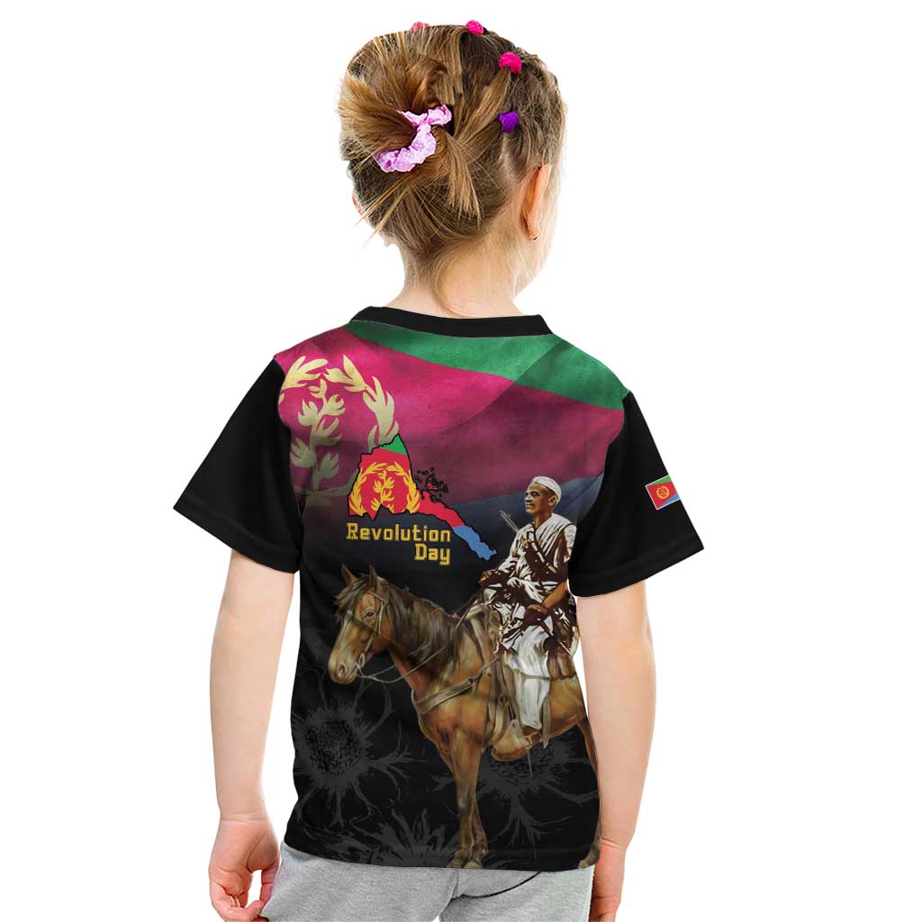 Happy Eritrea Revolution Day Kid T Shirt Remember Hamid Idris Awate - Wonder Print Shop