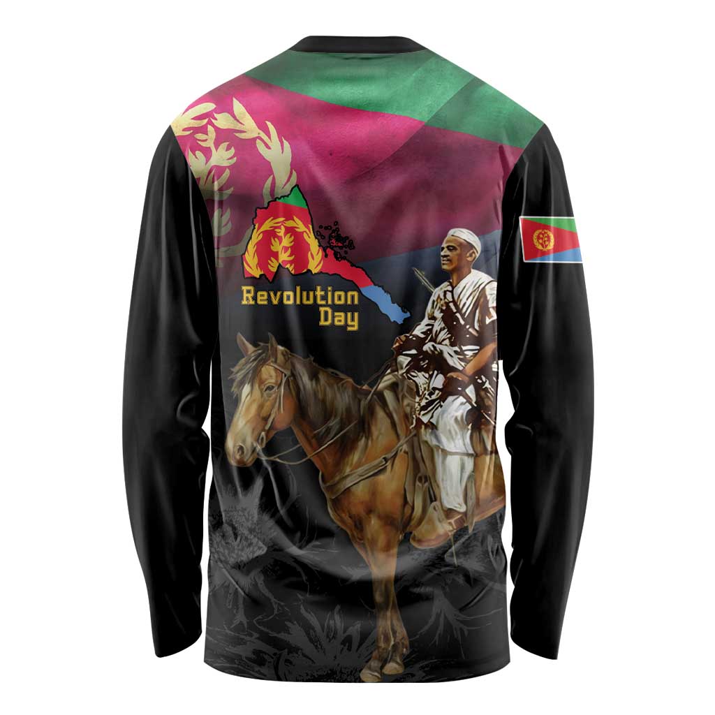 Happy Eritrea Revolution Day Long Sleeve Shirt Remember Hamid Idris Awate - Wonder Print Shop