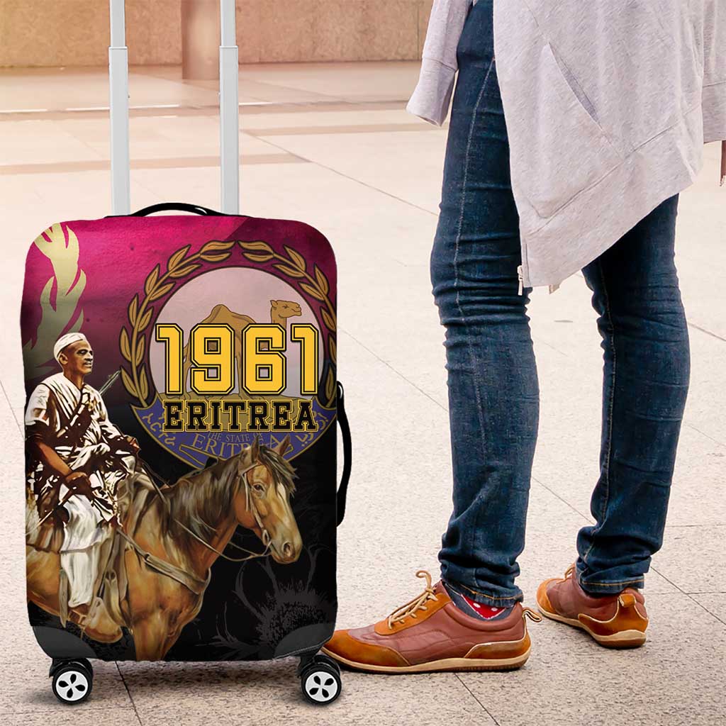 Happy Eritrea Revolution Day Luggage Cover Remember Hamid Idris Awate - Wonder Print Shop