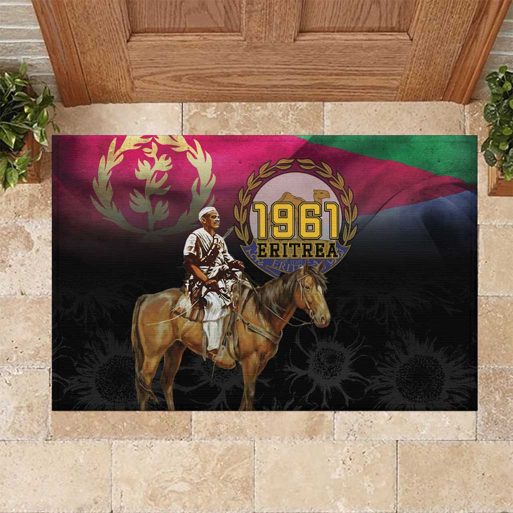 Happy Eritrea Revolution Day Rubber Doormat Remember Hamid Idris Awate - Wonder Print Shop