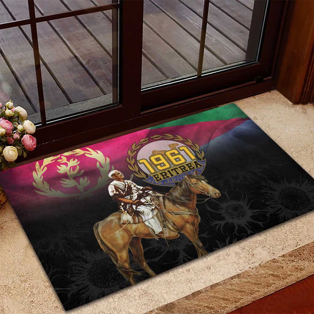 Happy Eritrea Revolution Day Rubber Doormat Remember Hamid Idris Awate - Wonder Print Shop