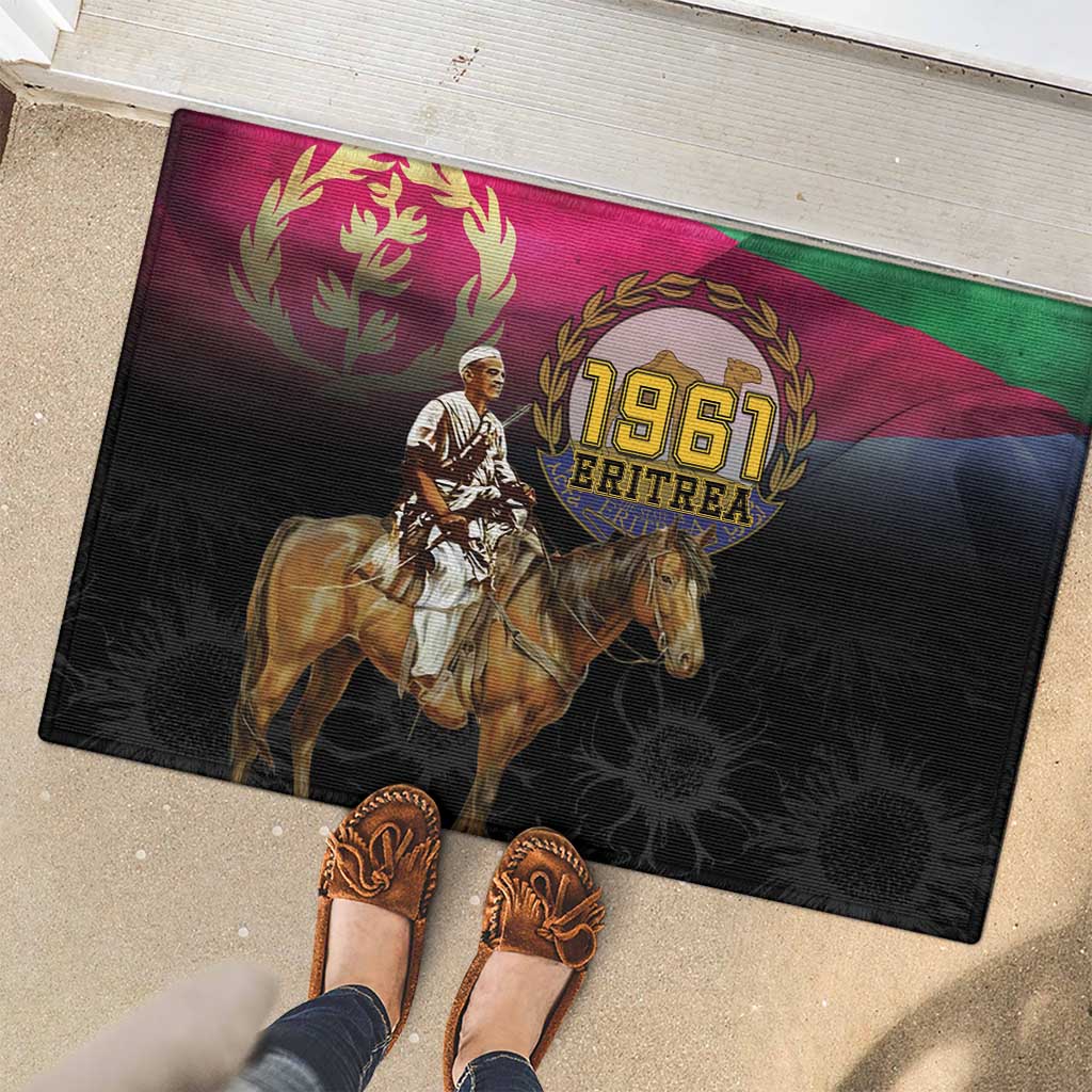 Happy Eritrea Revolution Day Rubber Doormat Remember Hamid Idris Awate - Wonder Print Shop