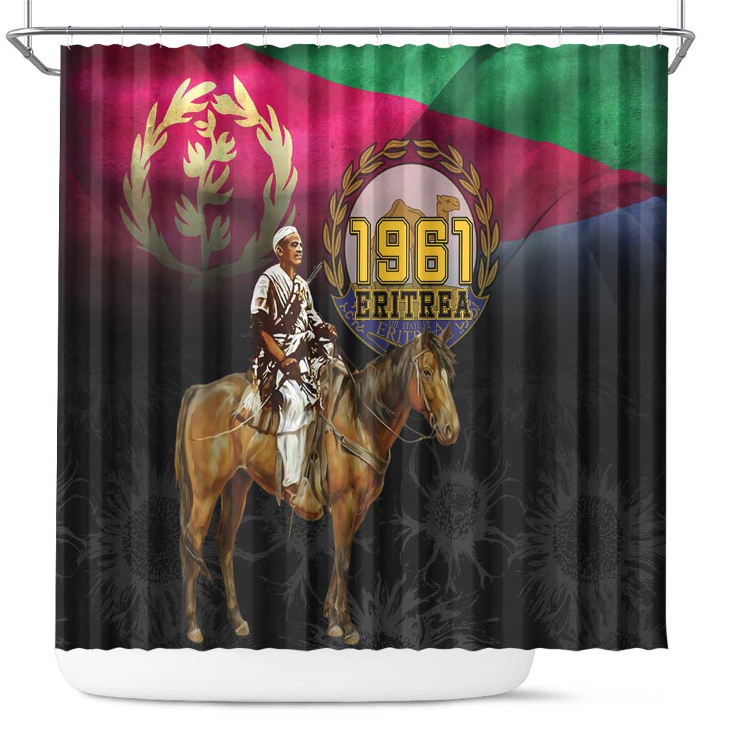 Happy Eritrea Revolution Day Shower Curtain Remember Hamid Idris Awate - Wonder Print Shop