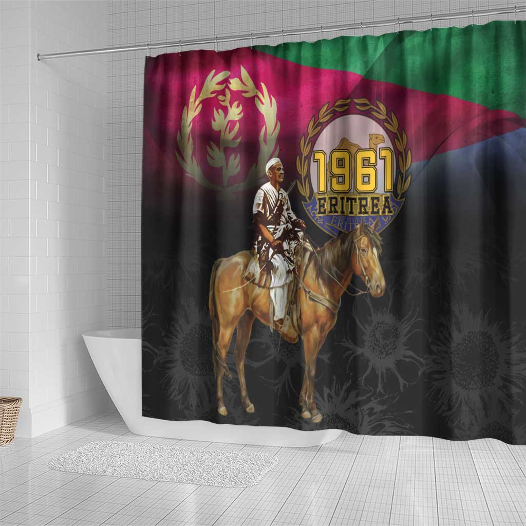 Happy Eritrea Revolution Day Shower Curtain Remember Hamid Idris Awate - Wonder Print Shop