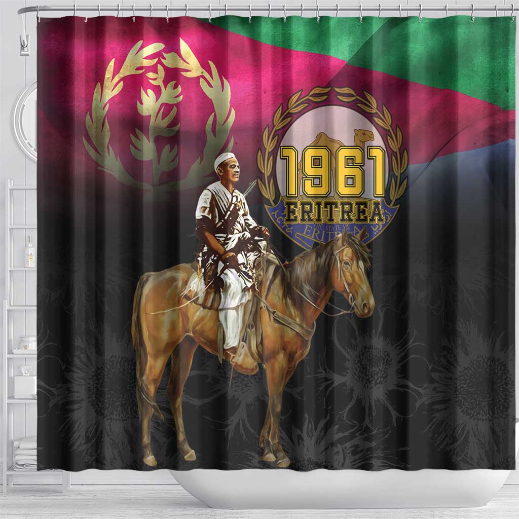 Happy Eritrea Revolution Day Shower Curtain Remember Hamid Idris Awate - Wonder Print Shop
