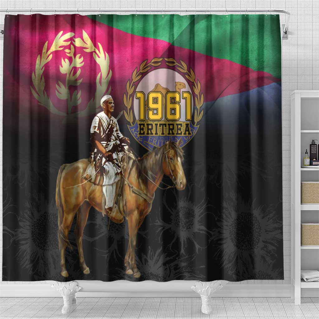 Happy Eritrea Revolution Day Shower Curtain Remember Hamid Idris Awate - Wonder Print Shop