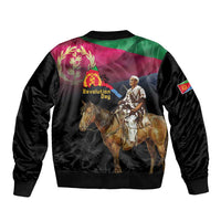 Happy Eritrea Revolution Day Sleeve Zip Bomber Jacket Remember Hamid Idris Awate - Wonder Print Shop