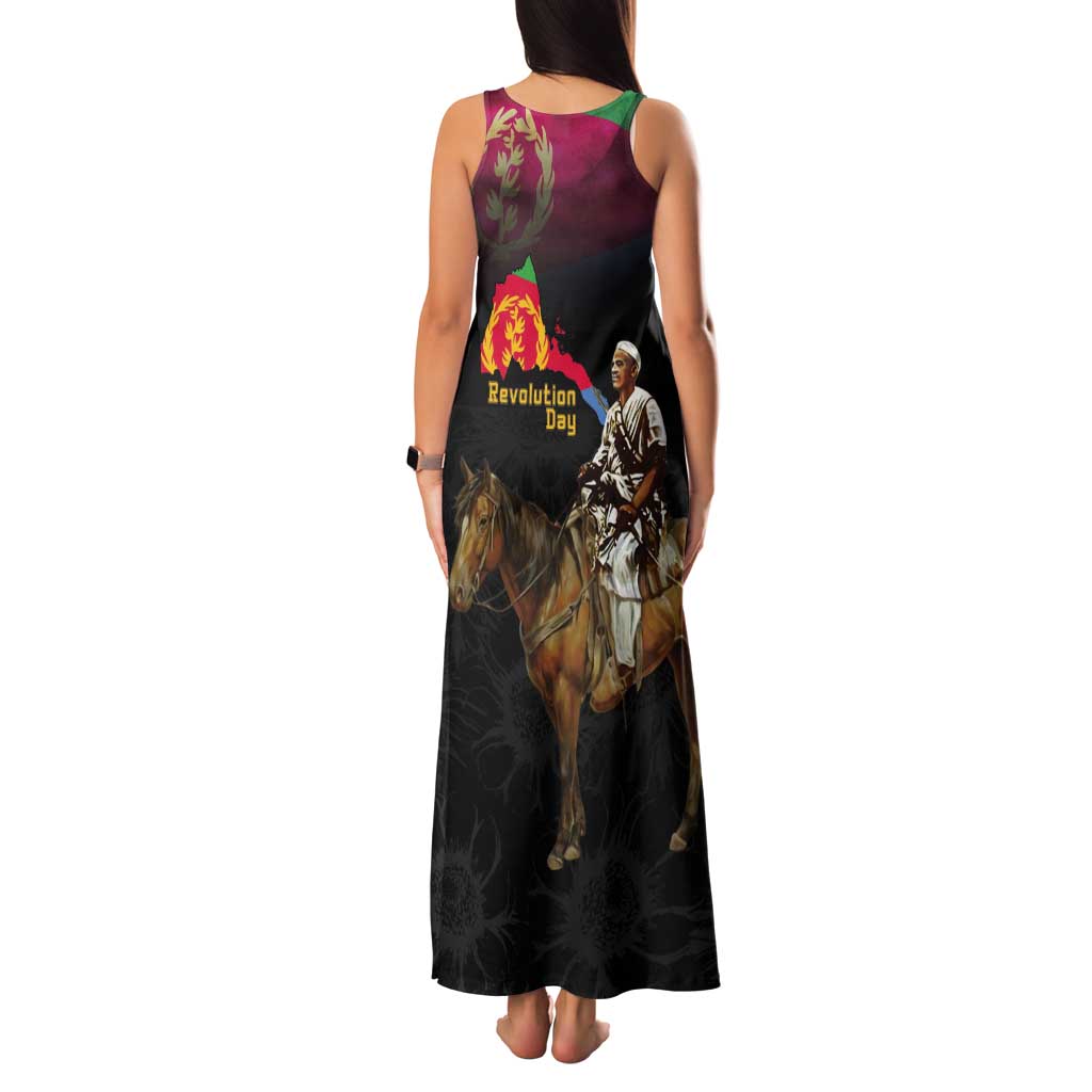 Happy Eritrea Revolution Day Tank Maxi Dress Remember Hamid Idris Awate - Wonder Print Shop