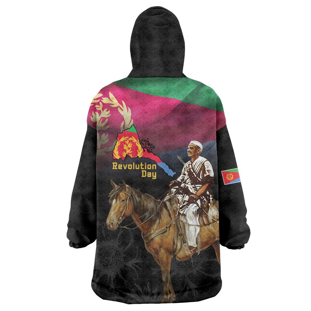 Happy Eritrea Revolution Day Wearable Blanket Hoodie Remember Hamid Idris Awate - Wonder Print Shop