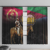 Happy Eritrea Revolution Day Window Curtain Remember Hamid Idris Awate - Wonder Print Shop