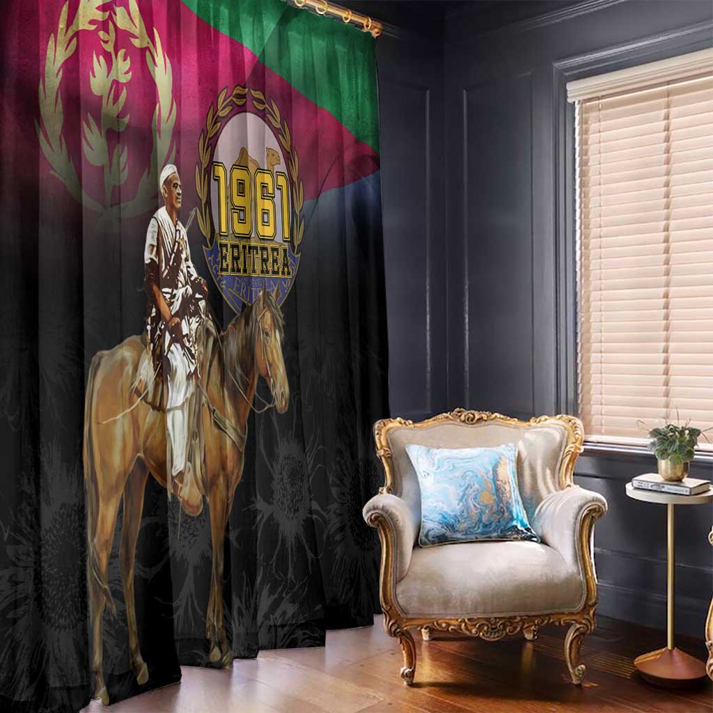 Happy Eritrea Revolution Day Window Curtain Remember Hamid Idris Awate - Wonder Print Shop