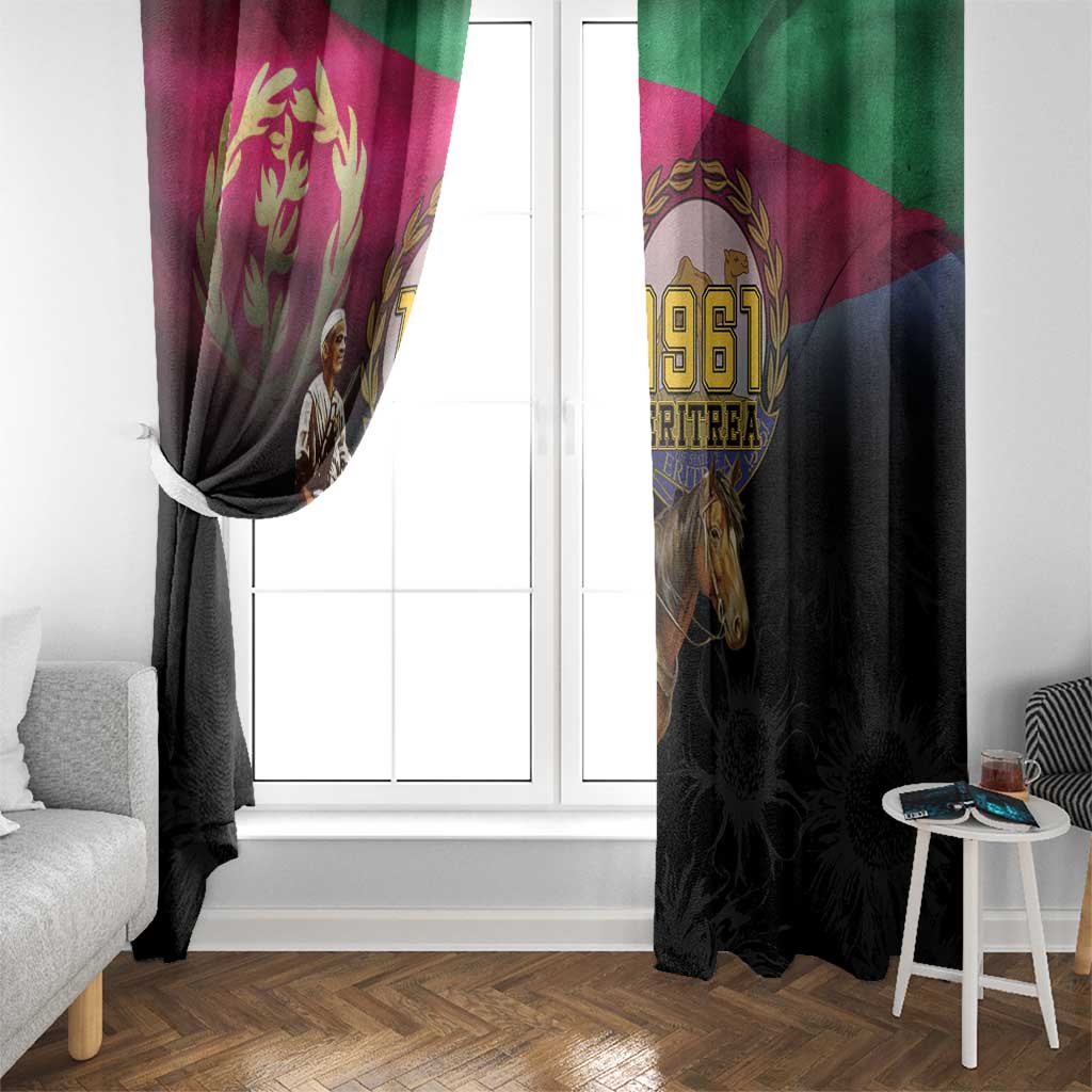 Happy Eritrea Revolution Day Window Curtain Remember Hamid Idris Awate - Wonder Print Shop