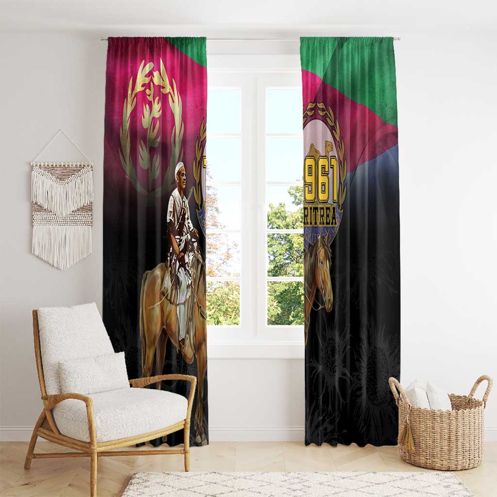 Happy Eritrea Revolution Day Window Curtain Remember Hamid Idris Awate - Wonder Print Shop