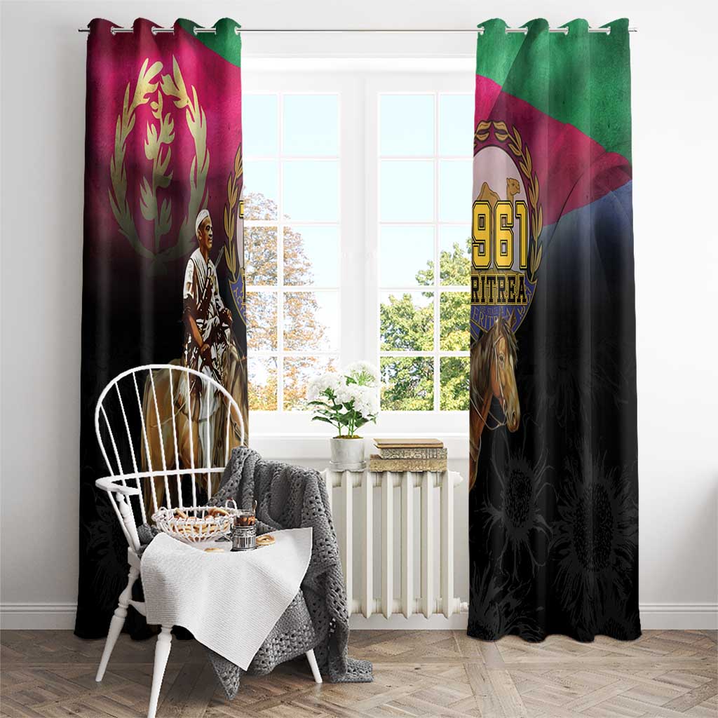Happy Eritrea Revolution Day Window Curtain Remember Hamid Idris Awate - Wonder Print Shop