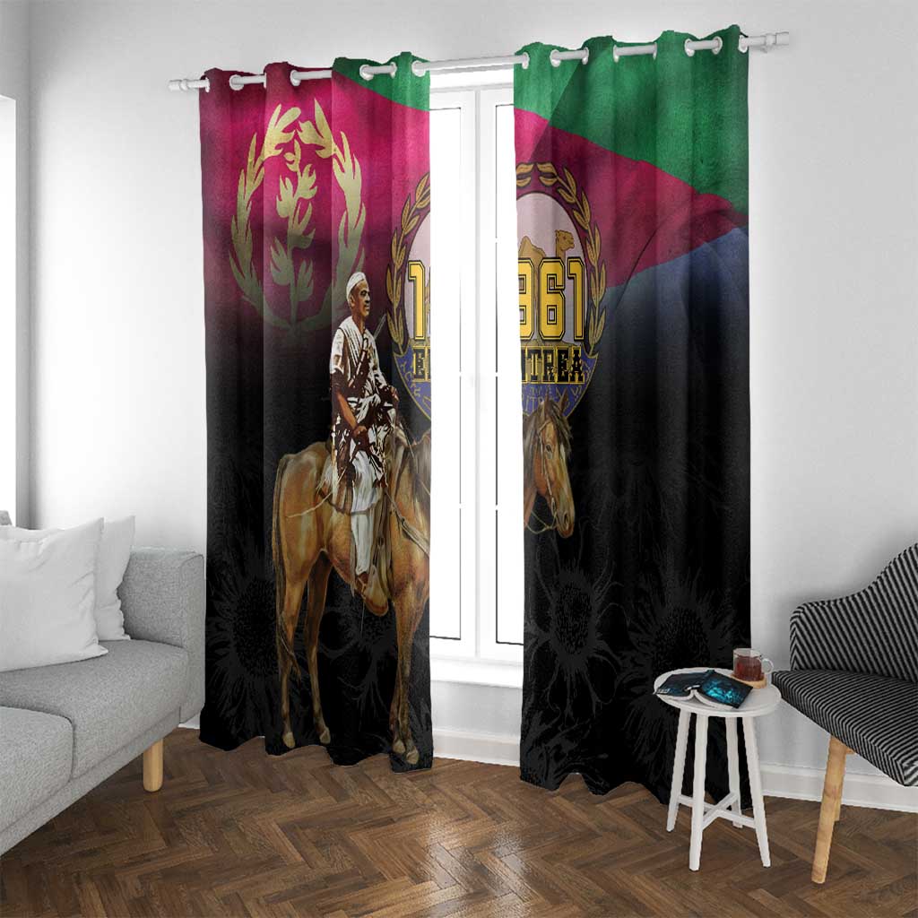 Happy Eritrea Revolution Day Window Curtain Remember Hamid Idris Awate - Wonder Print Shop