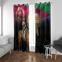 Happy Eritrea Revolution Day Window Curtain Remember Hamid Idris Awate - Wonder Print Shop