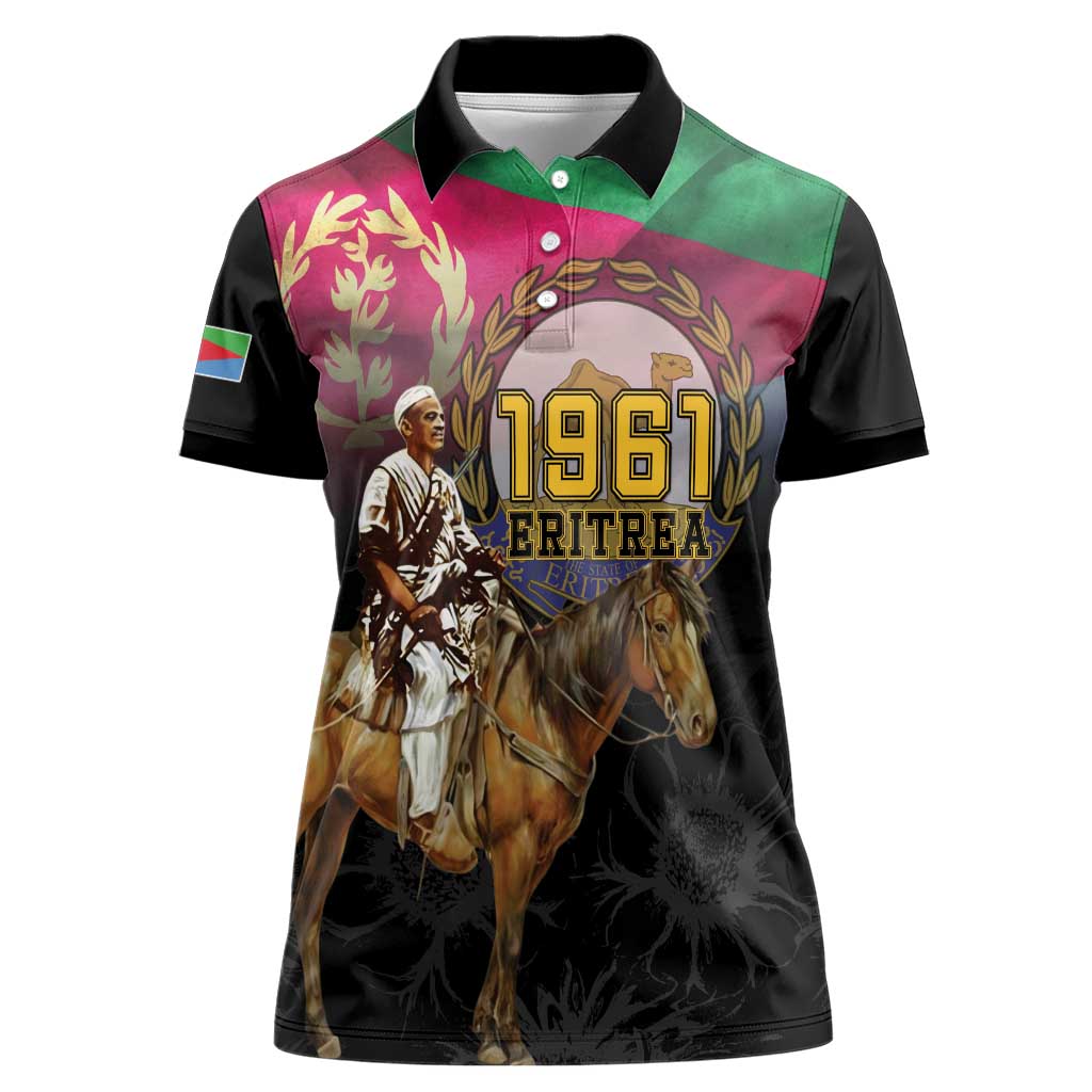 Happy Eritrea Revolution Day Women Polo Shirt Remember Hamid Idris Awate - Wonder Print Shop