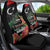 Libya Revolution Day Car Seat Cover Libyan Map With Pomegranate Blossom - Wonder Print Shop
