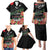 Personalized Libya Revolution Day Family Matching Puletasi and Hawaiian Shirt Libyan Map With Pomegranate Blossom - Wonder Print Shop