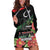 Personalized Libya Revolution Day Hoodie Dress Libyan Map With Pomegranate Blossom - Wonder Print Shop