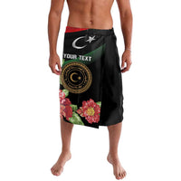 Personalized Libya Revolution Day Lavalava Libyan Map With Pomegranate Blossom - Wonder Print Shop