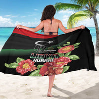 Libya Revolution Day Sarong Libyan Map With Pomegranate Blossom - Wonder Print Shop