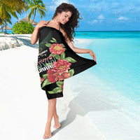 Libya Revolution Day Sarong Libyan Map With Pomegranate Blossom - Wonder Print Shop